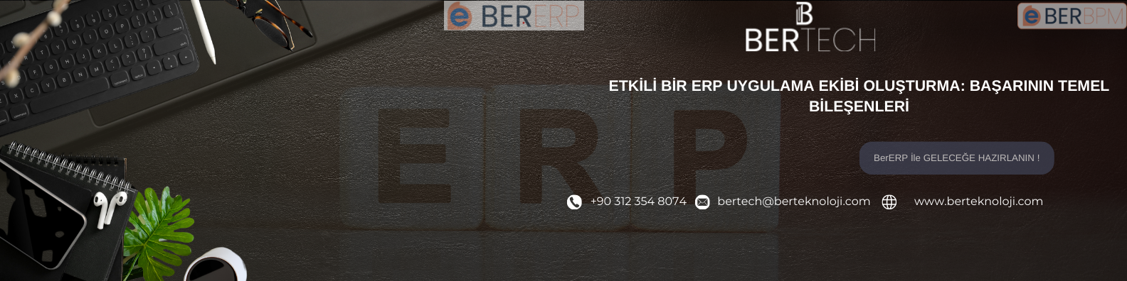 BAŞARININ TEMEL BİLEŞENLERİ ETKİLİ BİR ERP UYGULAMA EKİBİ OLUŞTURMA