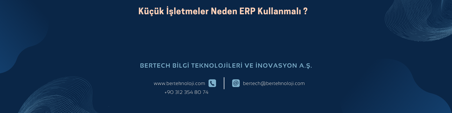 KÜÇÜK İŞLETMELER NEDEN ERP KULLANMALI?